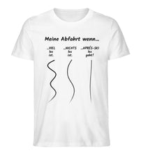 Lade das Bild in den Galerie-Viewer, Aprés-Ski Abfahrt - Unisex Organic Shirt - White / S -