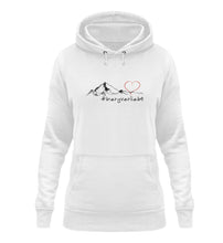 Lade das Bild in den Galerie-Viewer, #bergverliebt - Damen Hoodie - Arktikweiß / XS - Damen
