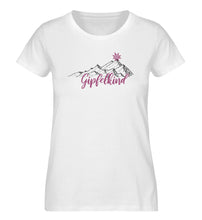 Lade das Bild in den Galerie-Viewer, Gipfelkind - Damen Premium Organic Shirt - White / XS -