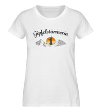Lade das Bild in den Galerie-Viewer, Gipfelstürmerin - Damen Premium Organic Shirt - Weiß / XS -
