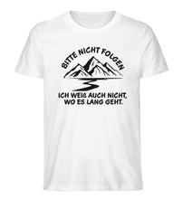 Lade das Bild in den Galerie-Viewer, Nicht folgen classic - Unisex Organic Shirt - White / S -