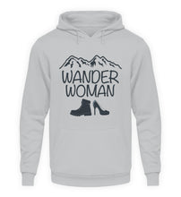 Lade das Bild in den Galerie-Viewer, Wanderwoman - Unisex Organic Hoodie - Heather Sport Grey / S