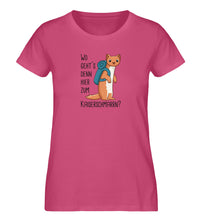 Lade das Bild in den Galerie-Viewer, Wo Kaiserschmarrn Bergwiesel - Damen Premium Organic Shirt -