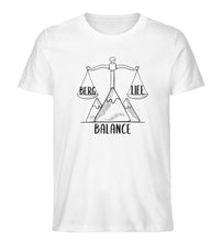 Lade das Bild in den Galerie-Viewer, Berg Life Balance - Unisex Organic Shirt - White / S -
