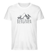 Lade das Bild in den Galerie-Viewer, BergPapa - Herren Premium Organic Shirt - White / XS -
