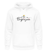 Lade das Bild in den Galerie-Viewer, Bergprinzessin - Unisex Organic Hoodie - Arctic White / S -
