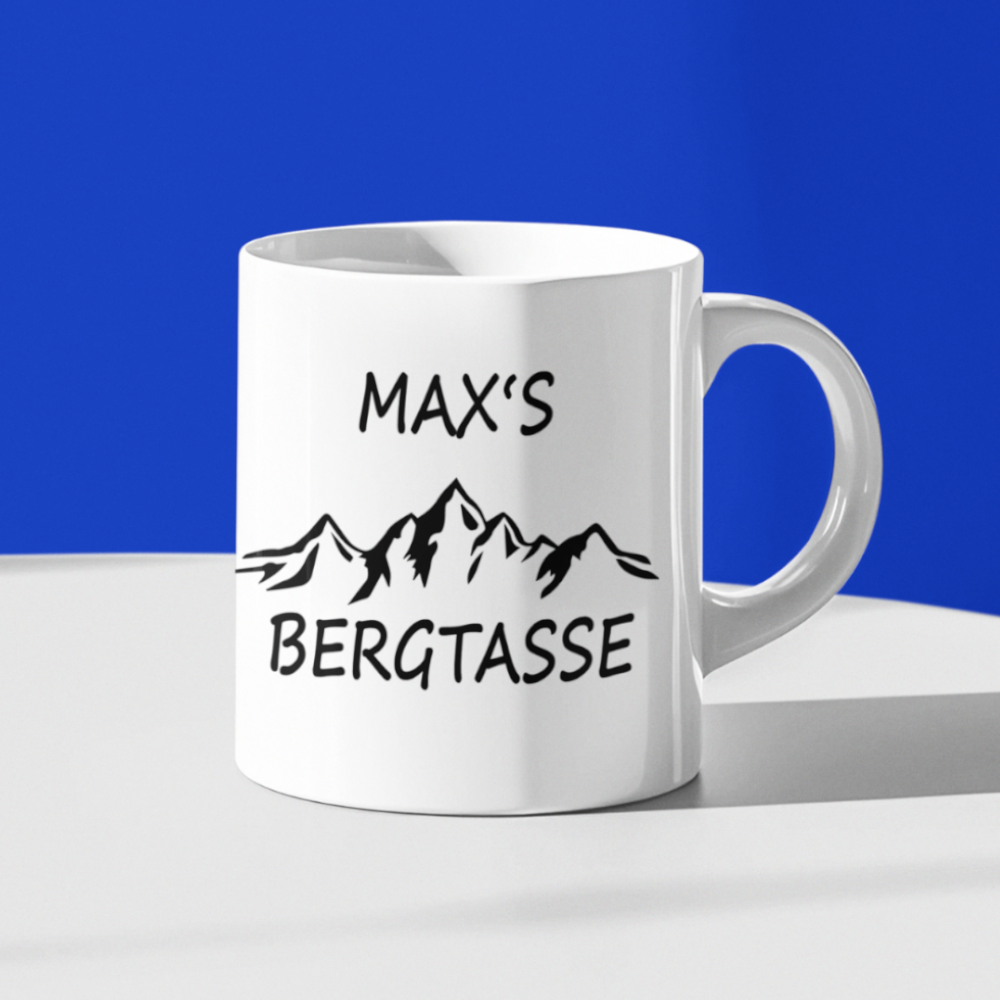 Bergtasse  - Personalisierbare Tasse