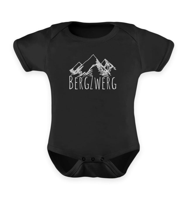 BergZwerg - Baby Body - Schwarz / 12-18 Monate - Baby Body