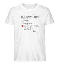 Lade das Bild in den Galerie-Viewer, Beziehungsstatus Piste - Unisex Organic Shirt - Weiß / S -
