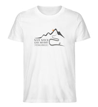 Lade das Bild in den Galerie-Viewer, Eine Abfahrt - Unisex Organic Shirt - White / S - Rocker
