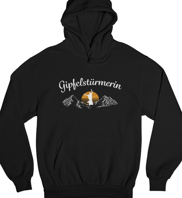 Gipfelstürmerin - Unisex Organic Hoodie - Drummer Hoodie