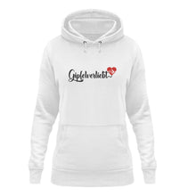 Lade das Bild in den Galerie-Viewer, Gipfelverliebt - Damen Hoodie - Arktikweiß / XS - Damen
