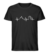 Lade das Bild in den Galerie-Viewer, Heartbeat Bier - Herren Premium Organic Shirt - Black / XS -
