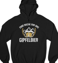 Lade das Bild in den Galerie-Viewer, Man reiche mir das Gipfelbier - Unisex Organic Hoodie -
