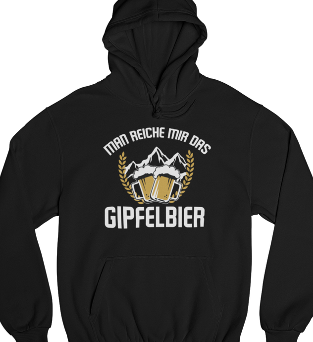 Man reiche mir das Gipfelbier - Unisex Organic Hoodie -