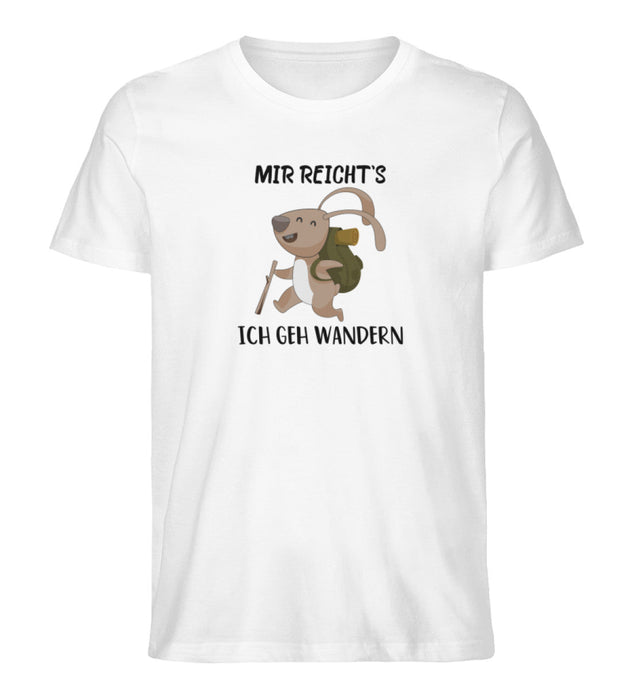 Mir reicht´s Schneehase - Unisex Organic Shirt - White / S -