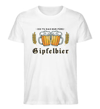 Lade das Bild in den Galerie-Viewer, Nur für´s Gipfelbier - Herren Premium Organic Shirt - White
