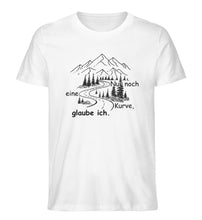 Lade das Bild in den Galerie-Viewer, Nur noch eine Kurve classic - Herren Organic Shirt - White /
