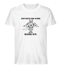 Lade das Bild in den Galerie-Viewer, Nur noch eine Kurve Hase - Unisex Organic Shirt - White / S
