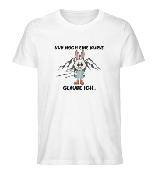 Nur noch eine Kurve Hase - Unisex Organic Shirt - White / S