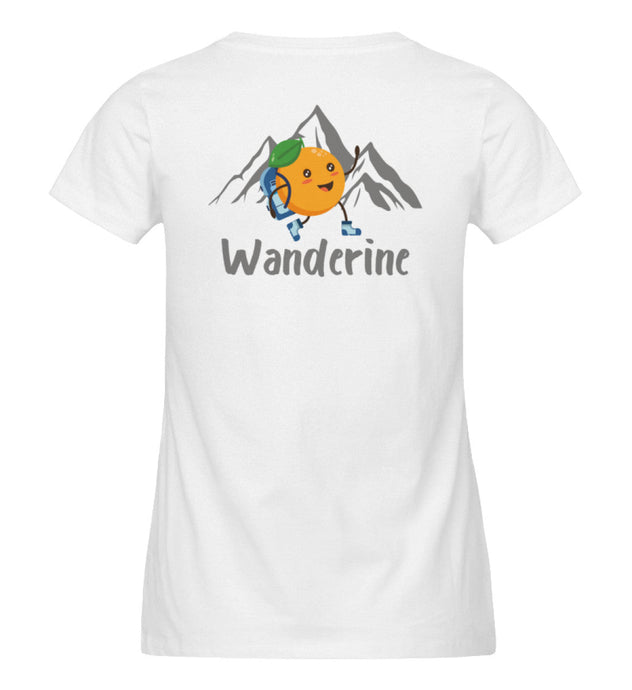 Wanderine Rücken - Damen Premium Organic Shirt - White / XS