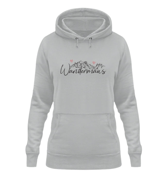 Auch wenn du verschwitzt am Gipfel stehst bleibst du doch immer eine süße Wandermaus- dann ist das genau der richtige Hoodie für dich und deine nächste Wandertour.