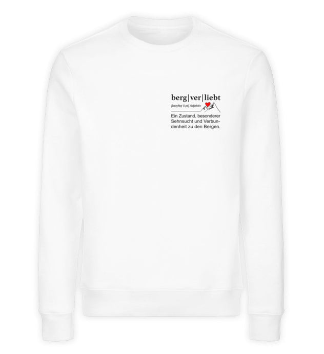 Wörterbuch 2 - Unisex Organic Sweatshirt - White / S -